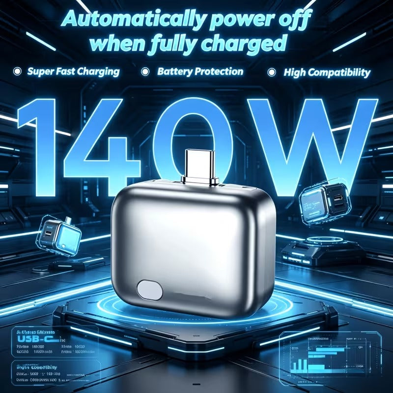 140W Type C AutoPop AI Charger